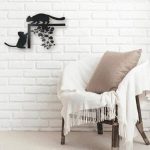 Cats Playing Metal Wall Art.jpg