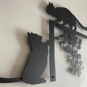 Cats Playing Metal Wall Art.jpg