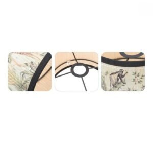 Abat-Jour Bambou Tressé Ambiance Savane Naturelle Pour Lampe