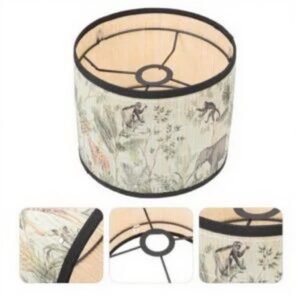 Abat-Jour Imprimé Jungle Chic Pour Décor Intérieur En Tissu Léger 5 Abat-Jour Imprimé Jungle Chic Pour Décor Intérieur En Tissu Léger