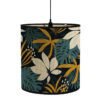 Abat-Jour Jungle Bleu Élégant Motif Tropical Pour Lampe Décorative