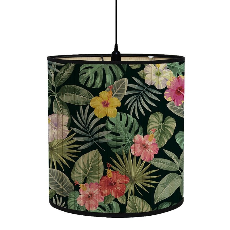 Abat-Jour Jungle Chi Phat Motif Feuillage Tropical Design Original 1 Abat-Jour Jungle Chi Phat Motif Feuillage Tropical Design Original