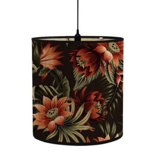 Abat-Jour Jungle Équateur Motif Tropical Design Contemporain