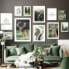 Affiche Jungle Forêt Illustrée Ambiance Tropicale Et Naturelle