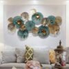 Assiettes Murales Exotiques En Métal À Finition Décorative Élégante
