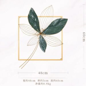 Décoration Murale Métallique Élégante Motif Fleurs Pour Intérieur 8 Décoration Murale Métallique Élégante Motif Fleurs Pour Intérieur