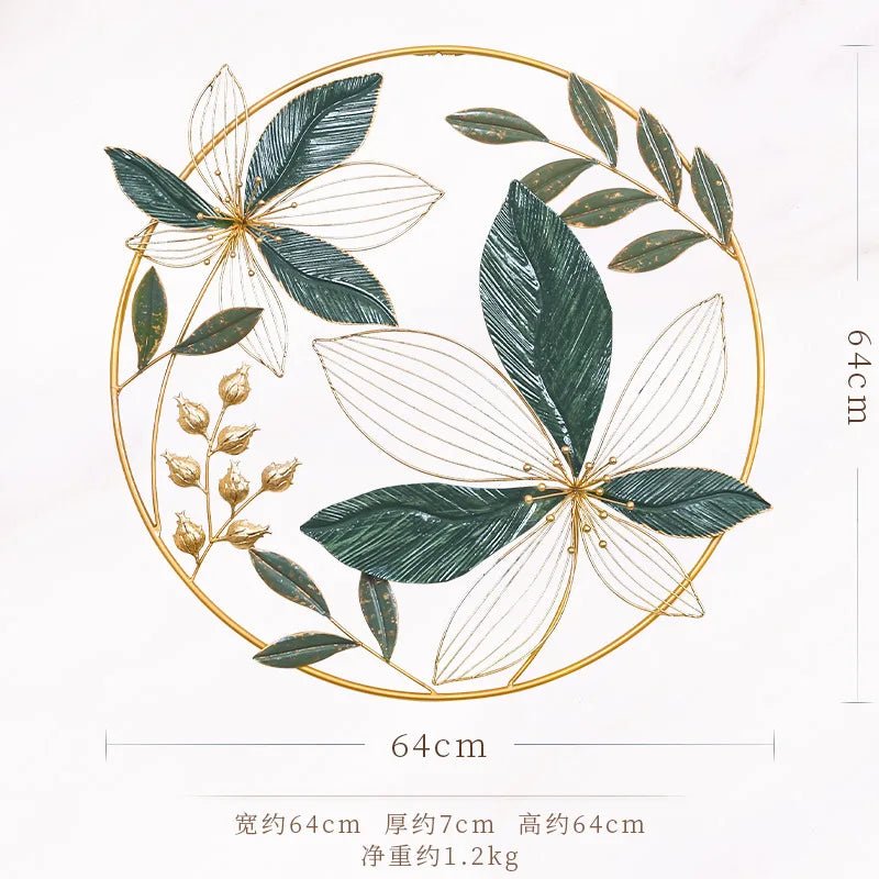Décoration Murale Métallique Élégante Motif Fleurs Pour Intérieur 5 Décoration Murale Métallique Élégante Motif Fleurs Pour Intérieur