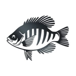 Décoration Murale Poisson En Métal Pour Intérieur Et Extérieur