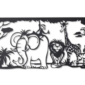Décoration Murale Métal Animaux Jungle Fantaisiste Safari Original 9 Jungleanimals Product.jpg