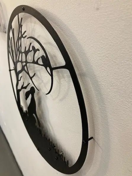 Décoration Murale Lièvre En Métal Regardant Élégante Acier Design 3 The Gazing Hare Metal Wall Art Rusper Pines.jpg