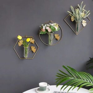Vases Muraux Tropicaux Élégants Pour Décor Jungle Et Plantes