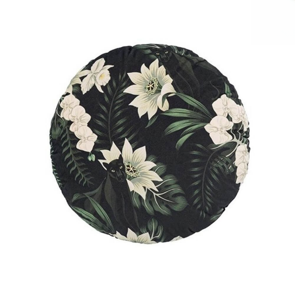 Coussin Jungle Noir Et Vert Confortable Pour Intérieur Décoratif 5 Coussin Jungle Noir Et Vert Confortable Pour Intérieur Décoratif